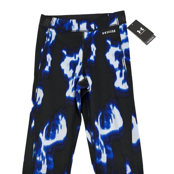 Under Armour UA Base 3.0 Printed Leggings Womens Size Small 1373845-486 Blue $75 - Picture 3 of 9